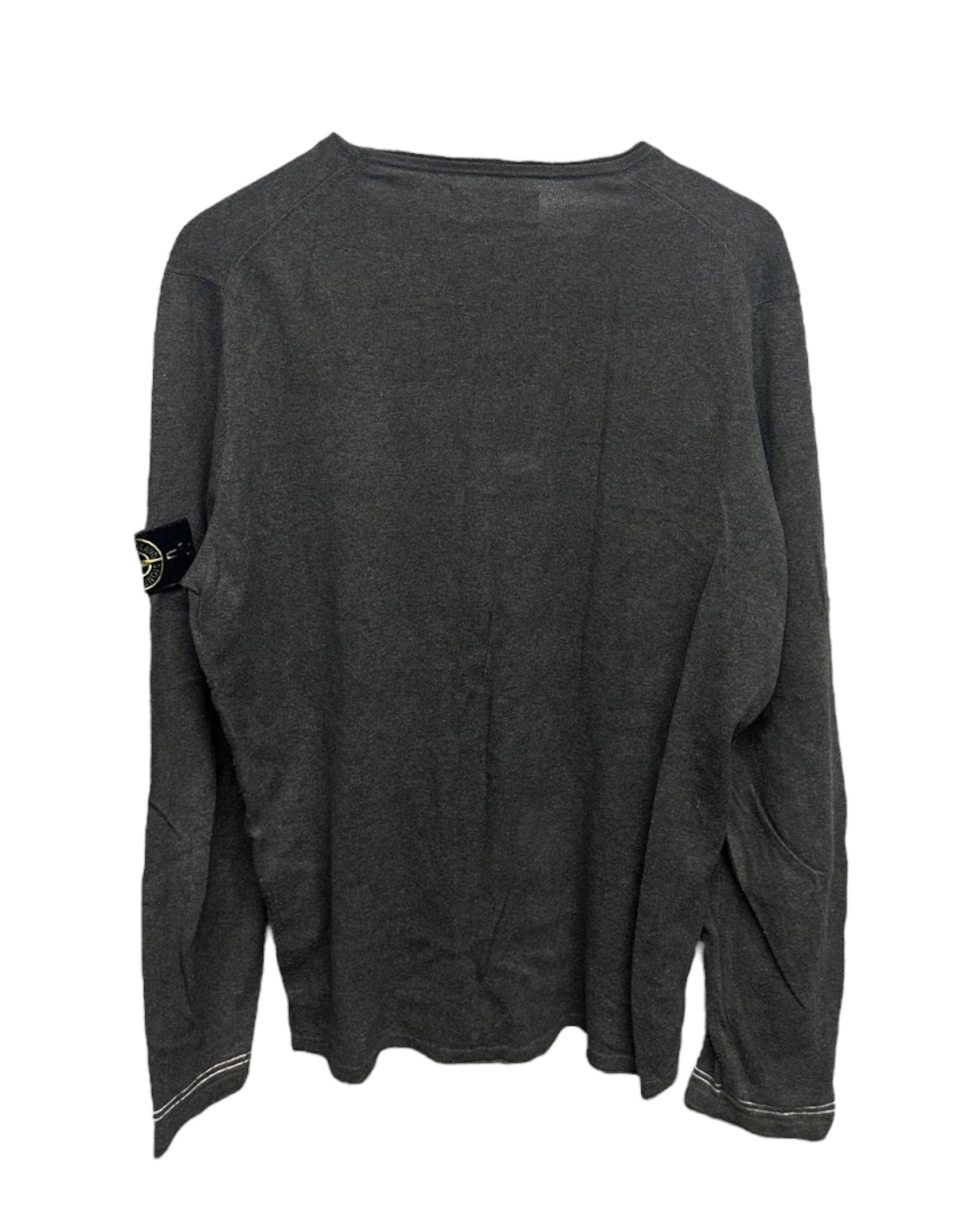 Knit Pullover Badge Jumper