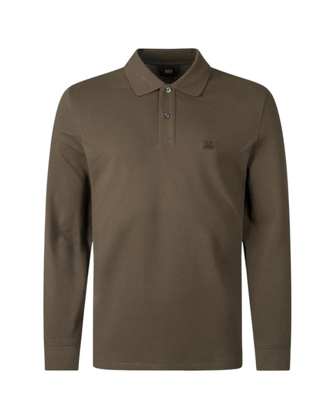 Long Sleeve Small Logo Polo