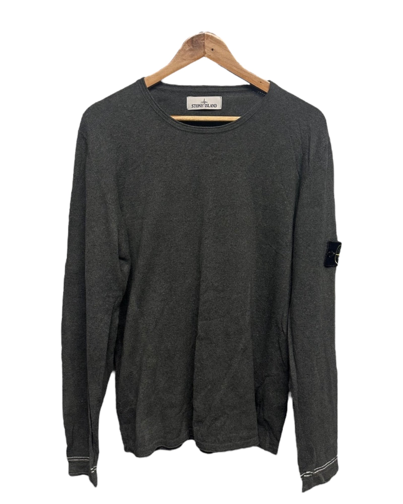 Knit Pullover Badge Jumper