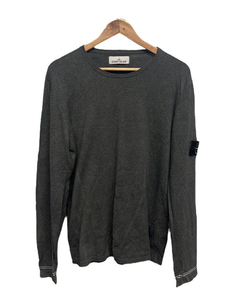 Knit Pullover Badge Jumper