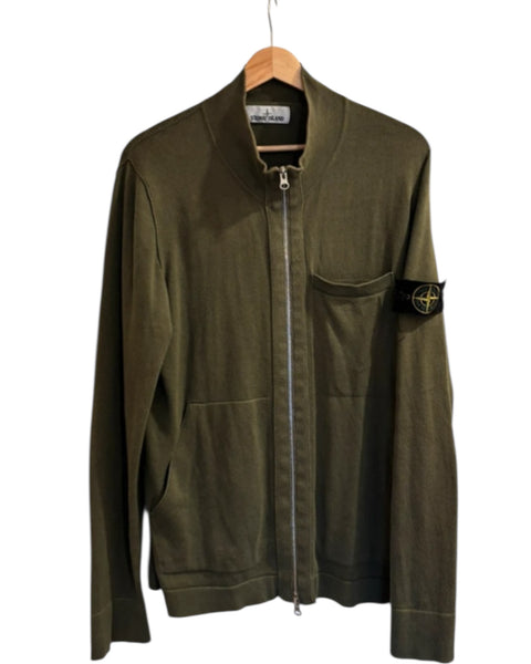 Full Zip Pocket Badge Jumper