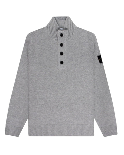 Quarter Button Knit Jumper