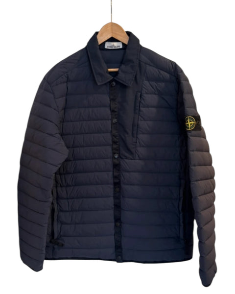 Puffer Button Up Badge Coat