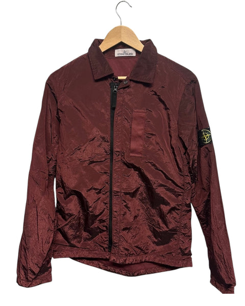Single Pocket Full Zip Nylon Overshirt