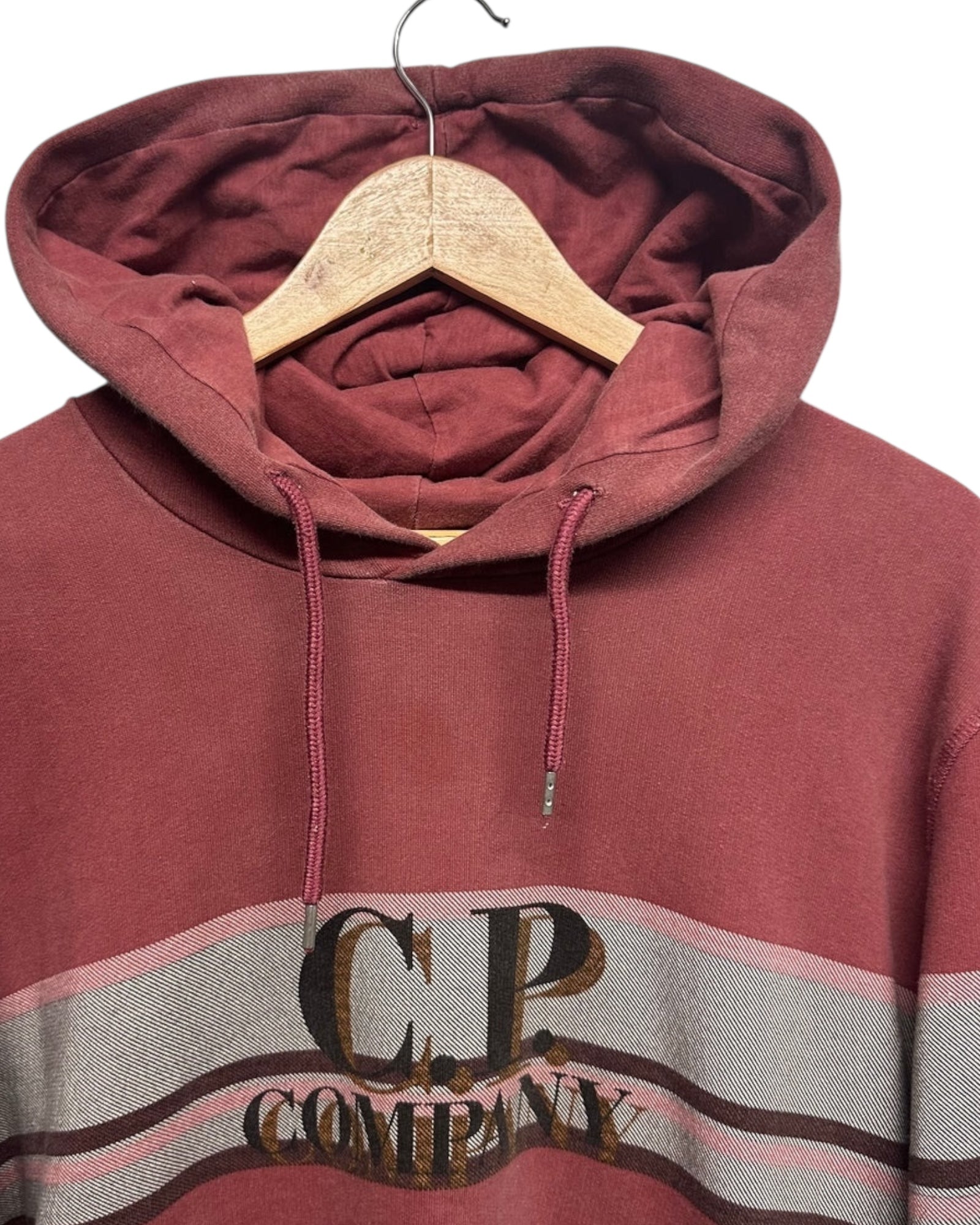 Drawstring Spell Out Logo Pullover Hoodie