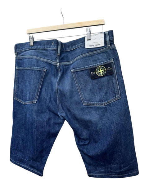 Discontinued Denim Badge Shorts