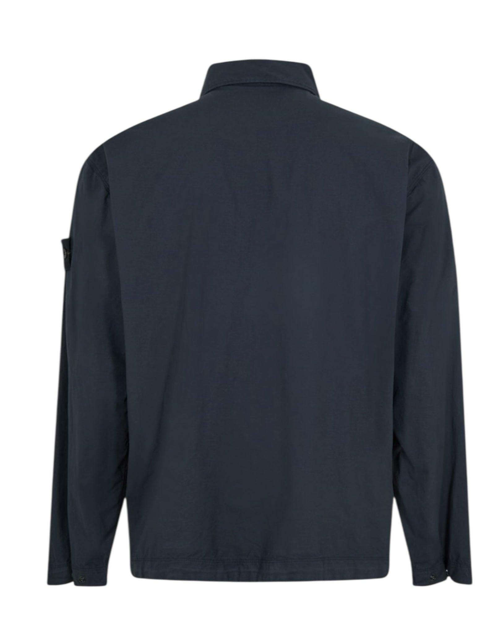 Double Pocket Full Zip Badge Overshirt