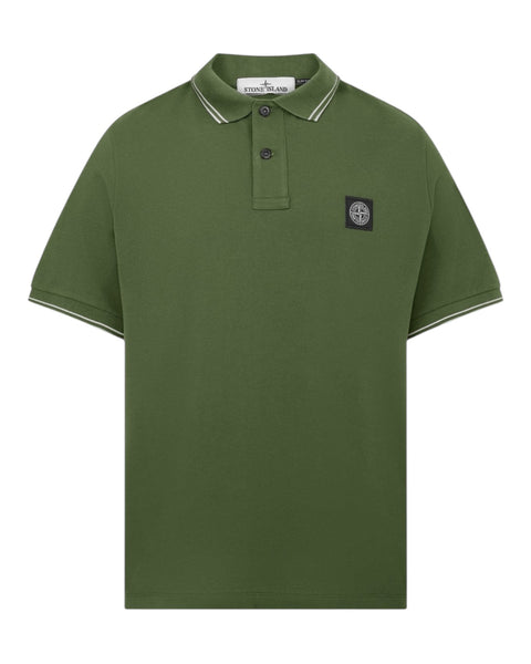 Short Sleeve Patch Logo Polo