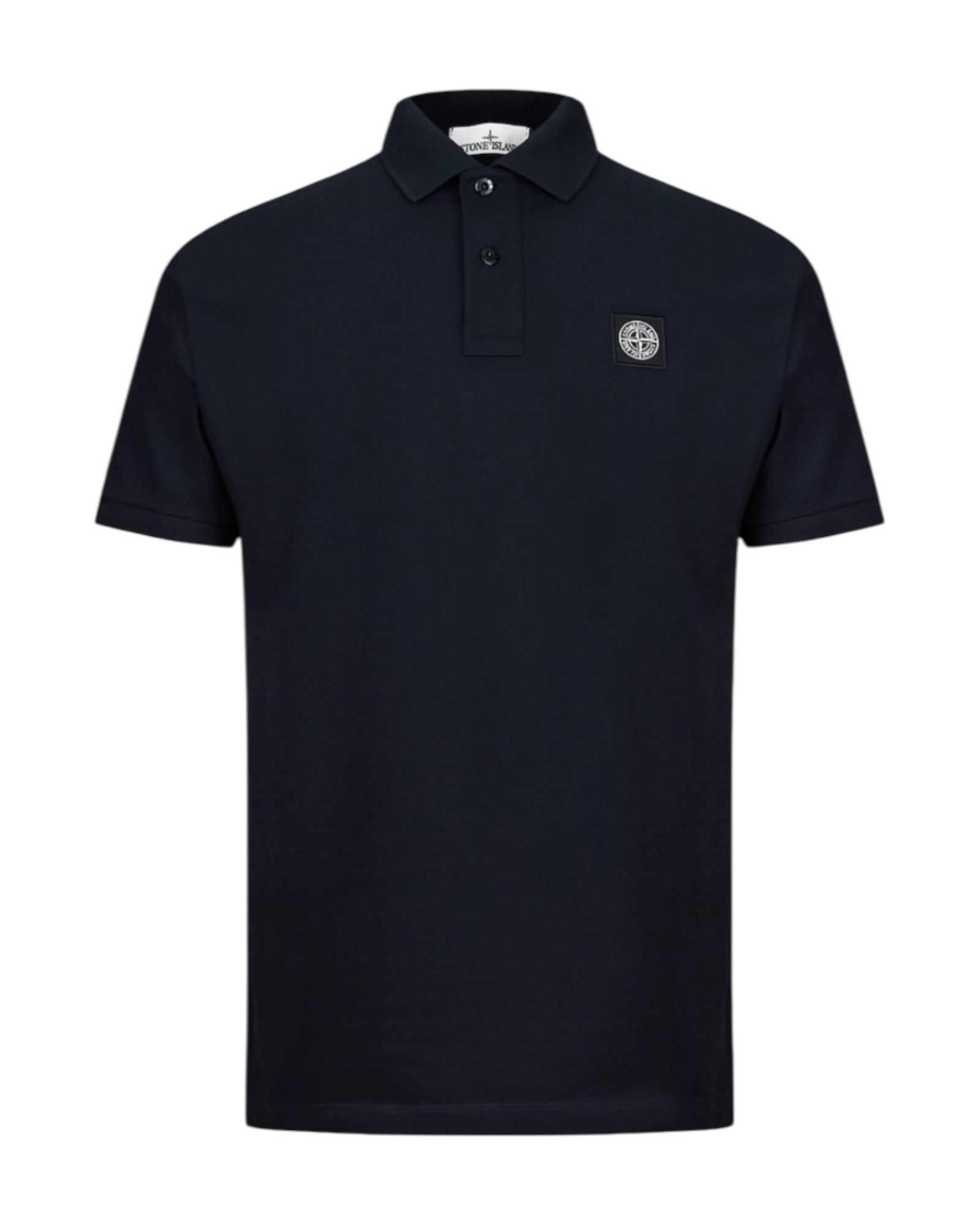 Short Sleeve Plain Patch Logo Polo