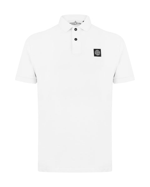 Short Sleeve Plain Patch Logo Polo