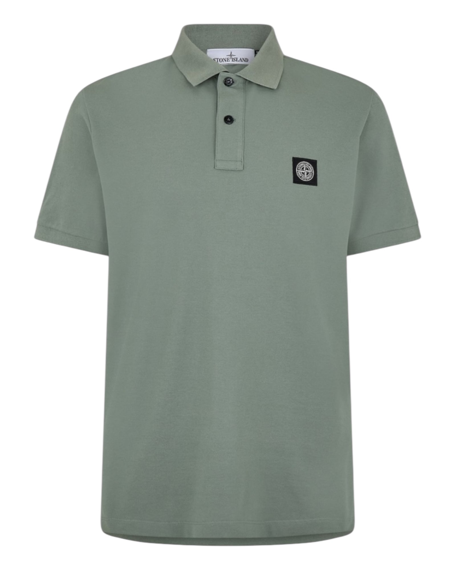 Short Sleeve Plain Patch Logo Polo