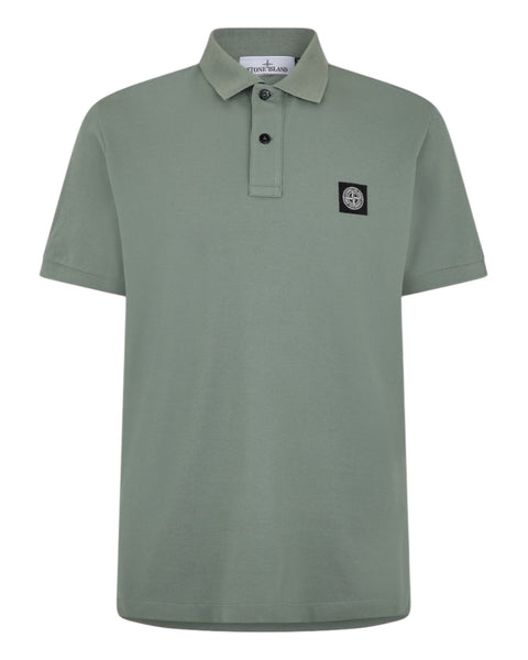 Short Sleeve Plain Patch Logo Polo