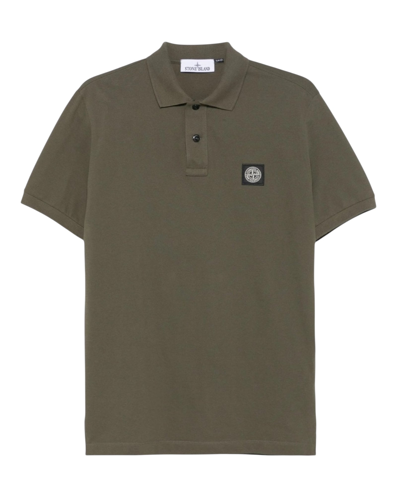 Short Sleeve Plain Patch Logo Polo