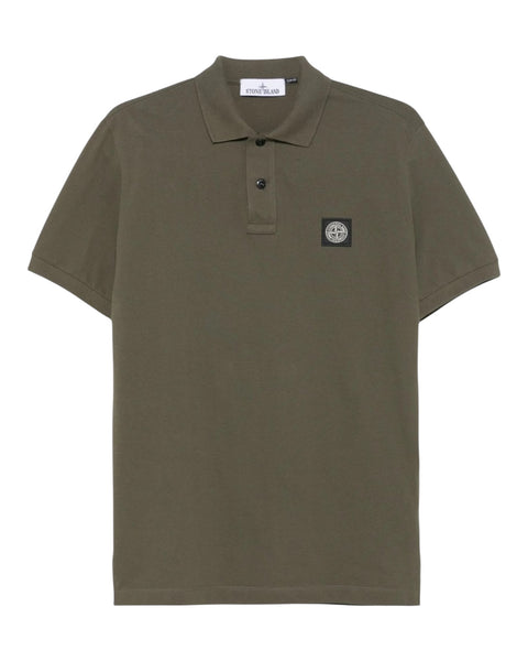 Short Sleeve Plain Patch Logo Polo