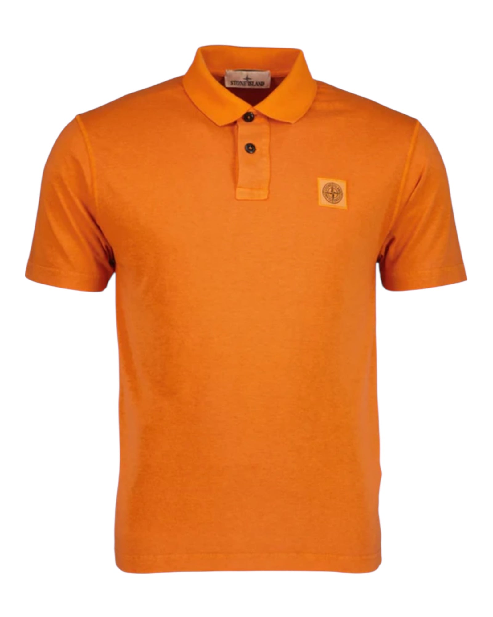 Short Sleeve Plain Patch Logo Polo