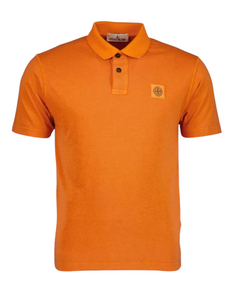 Short Sleeve Plain Patch Logo Polo