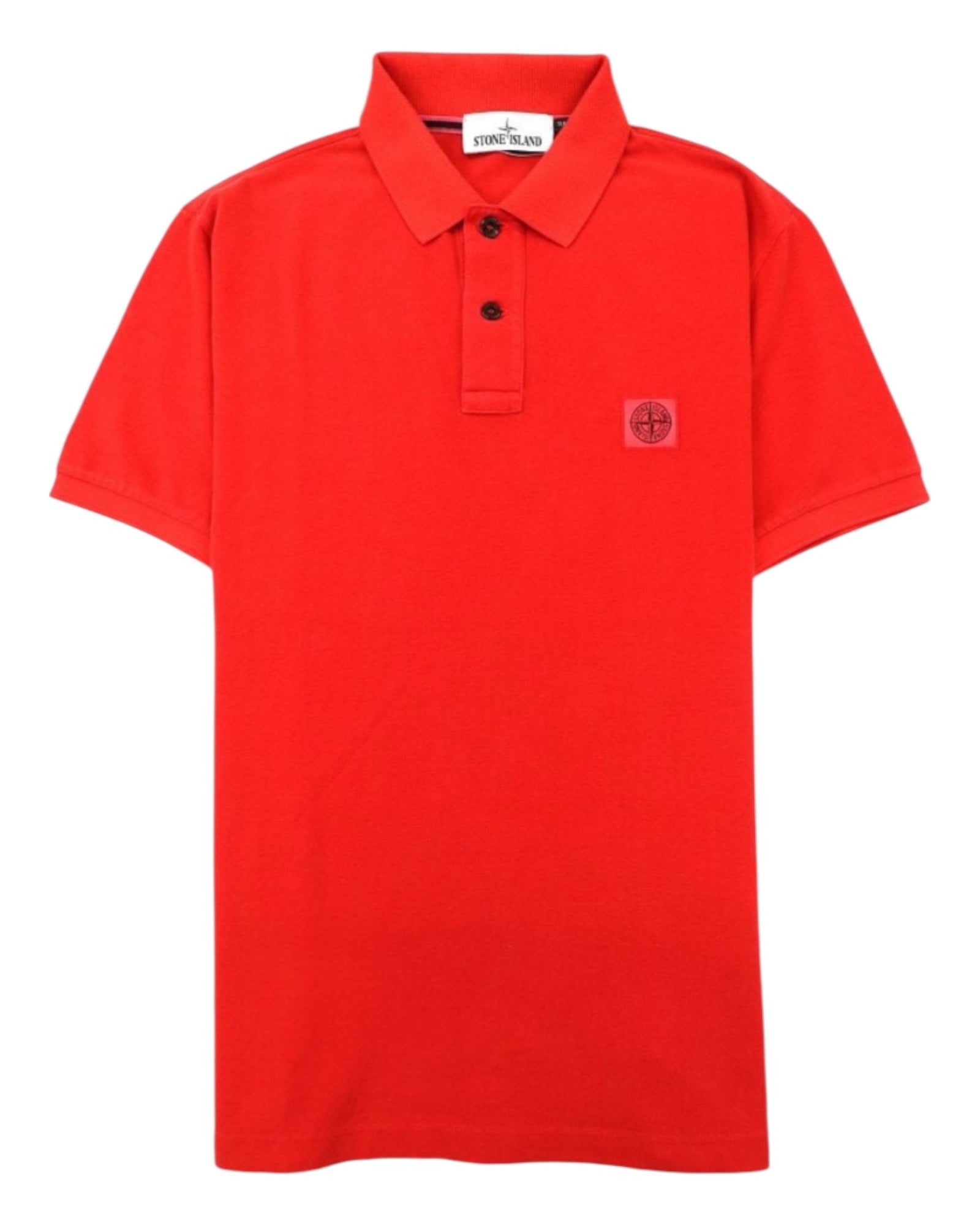 Short Sleeve Plain Patch Logo Polo