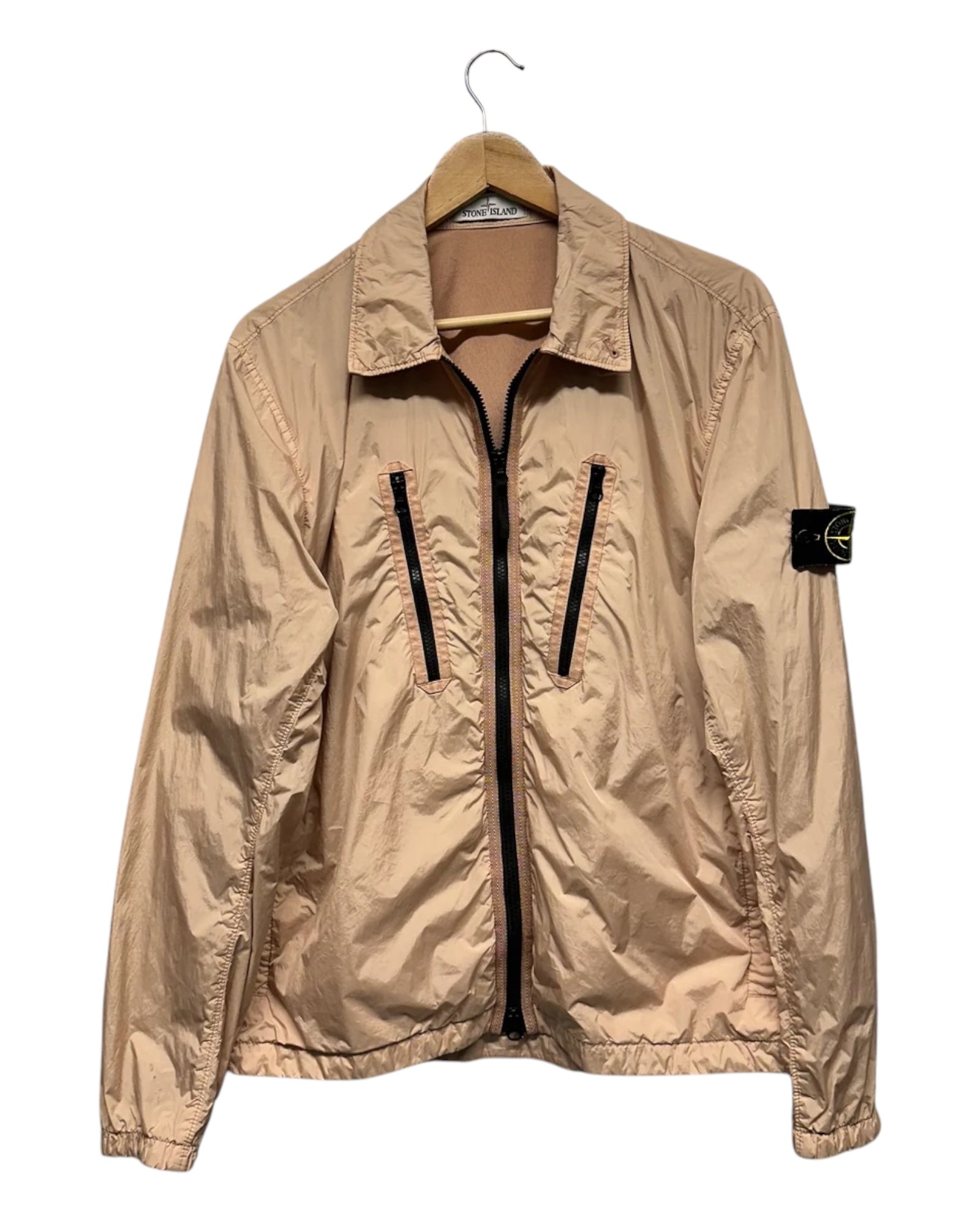 Full Zip Badge Overshirt