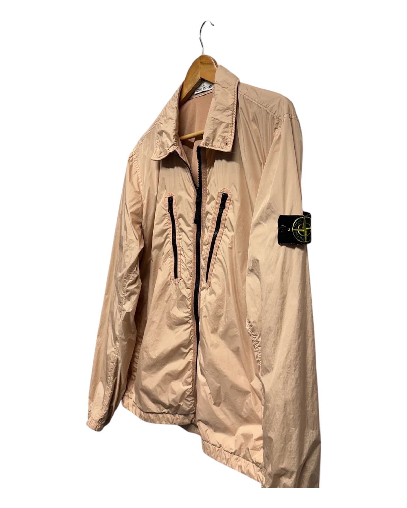 Full Zip Badge Overshirt