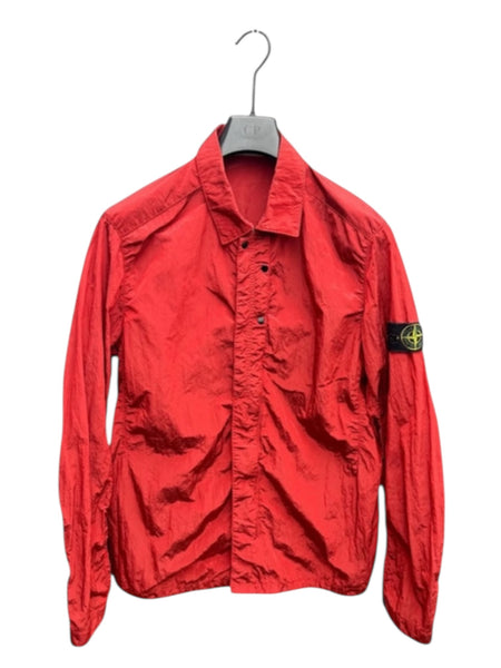 Nylon Metal Shimmer Overshirt