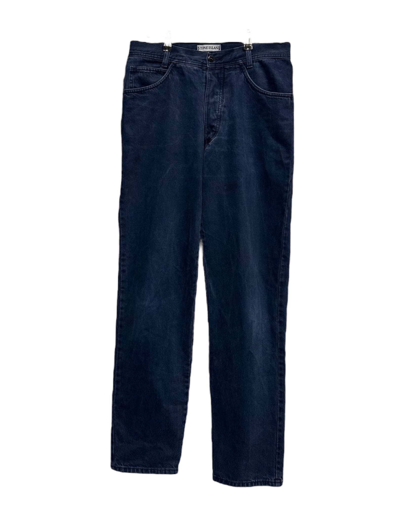 Green Edge Patch Logo Jeans