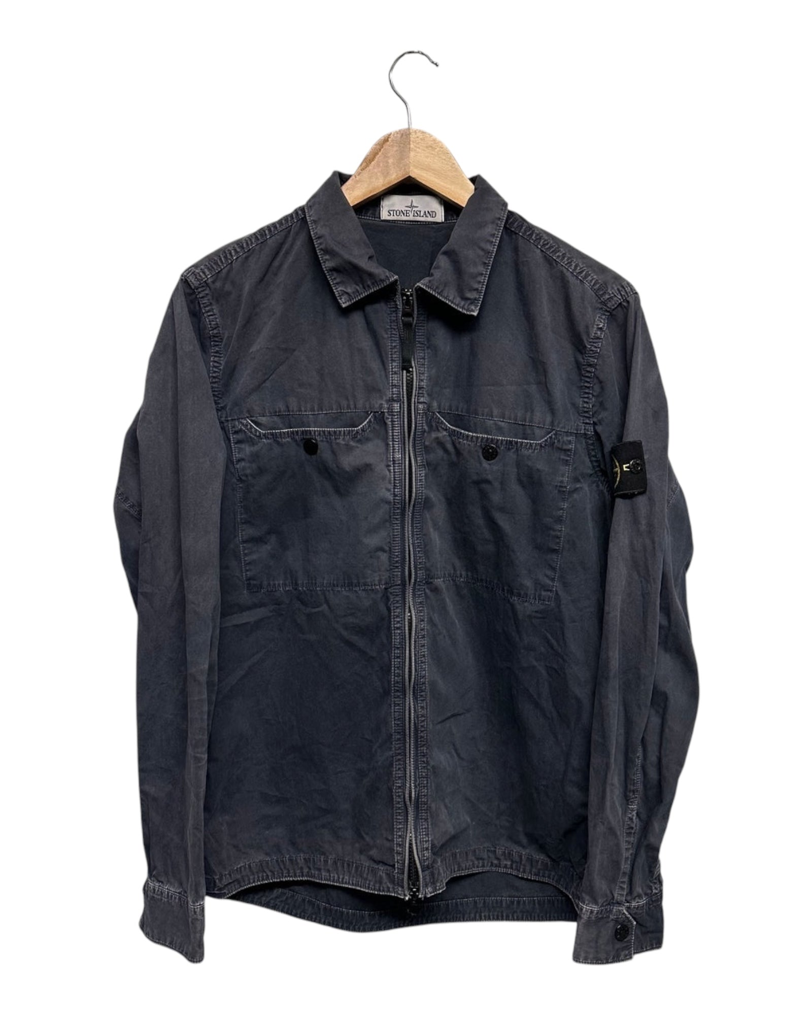 Garment Dyed Double Pocket Overshirt