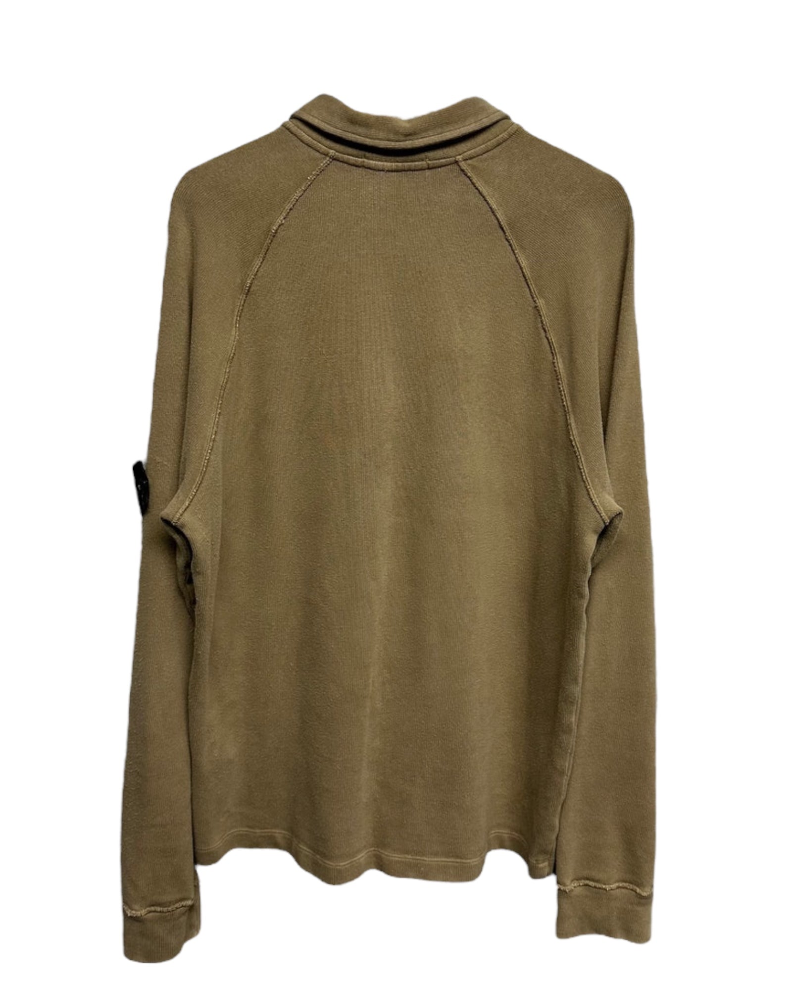 Pullover Quarter Button Up Long Sleeved Polo