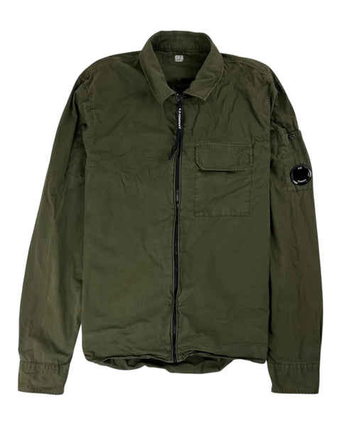 Single Pocket Full Zip Overshirt With Micro Lens