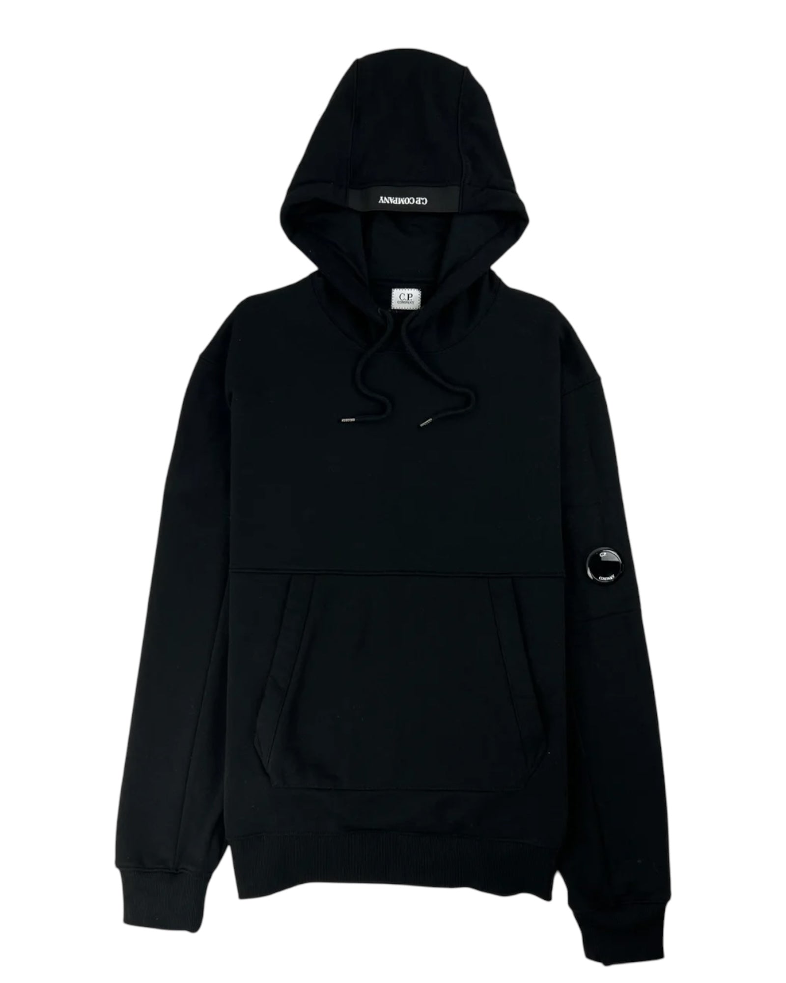 Drawstring Pullover Hoodie With Micro Lens