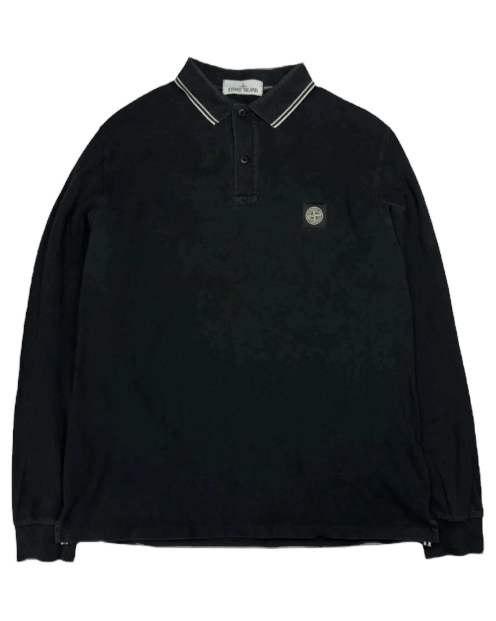 Long Sleeve Patch Logo Polo