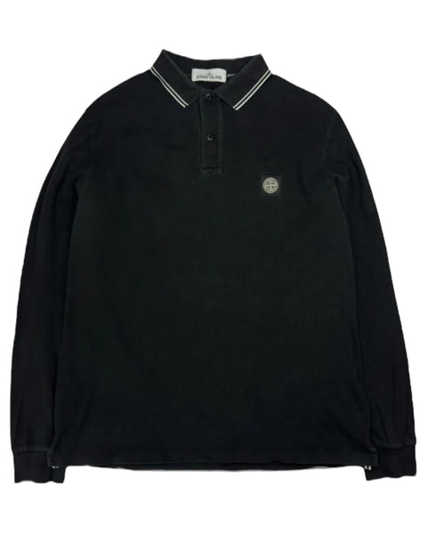 Long Sleeve Patch Logo Polo