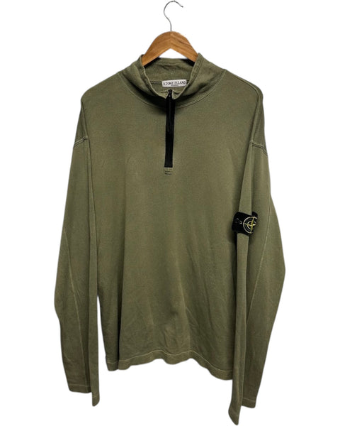 Quarter Zip Pullover Badge Jumper