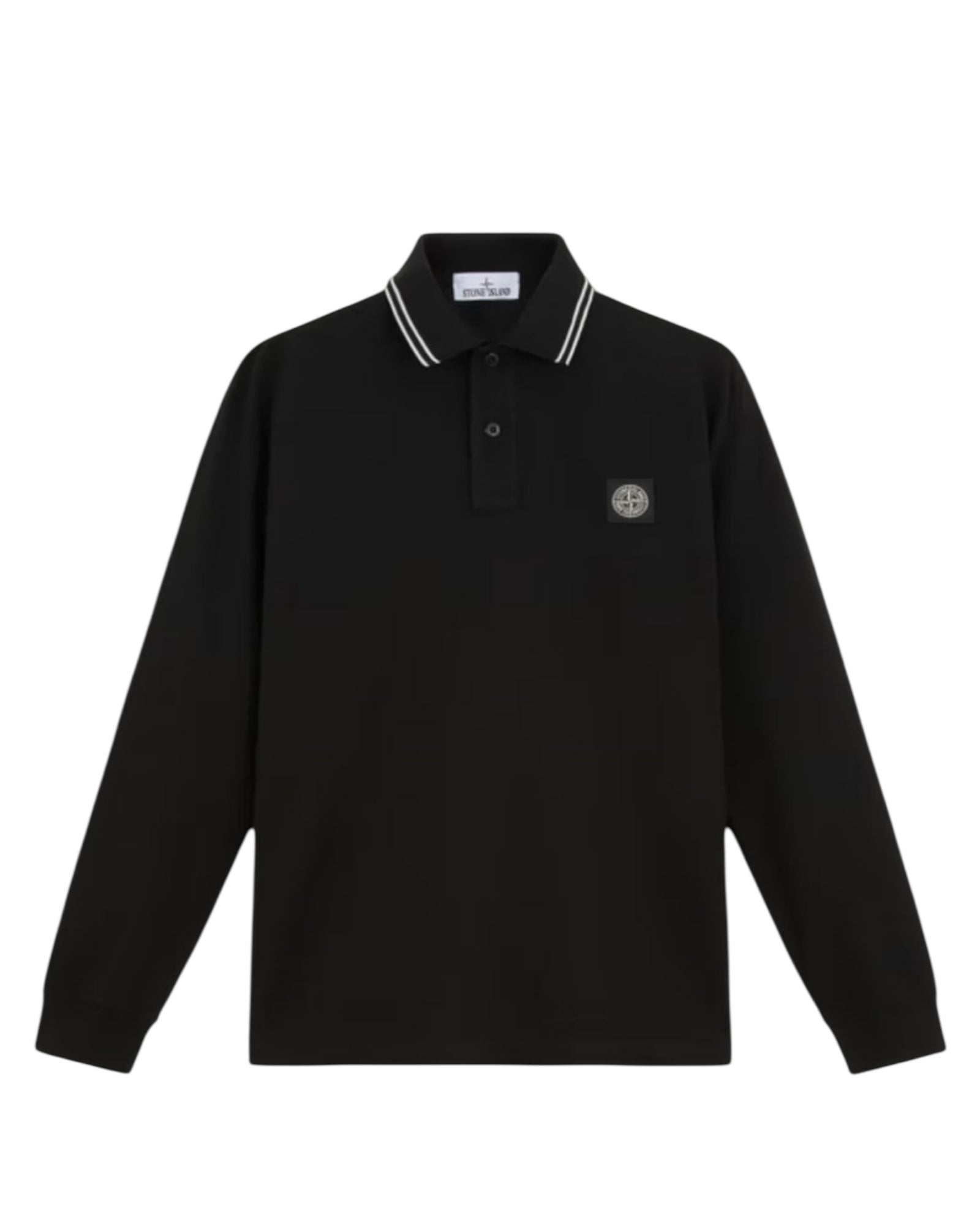Long Sleeve Patch Logo Polo