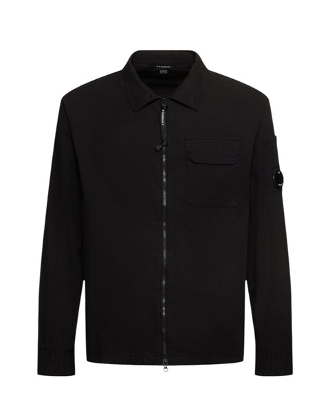 Single Pocket Full Zip Overshirt With Micro Lens