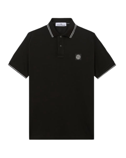 Short Sleeve Patch Logo Polo