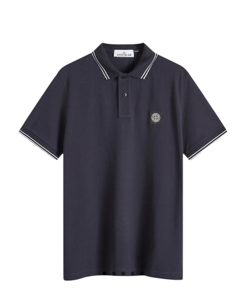 Short Sleeve Patch Logo Polo
