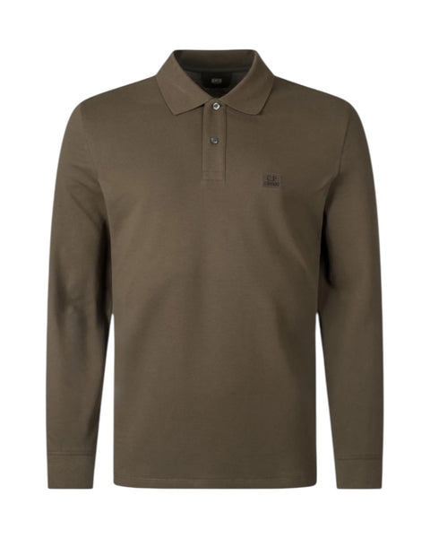 Long Sleeve Small Logo Polo