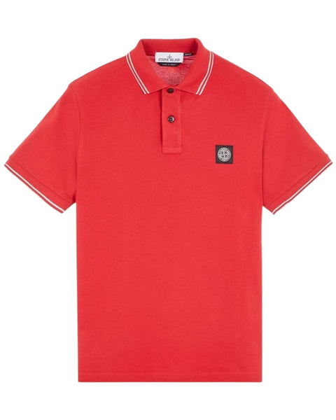 Short Sleeve Patch Logo Polo