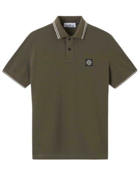 Short Sleeve Patch Logo Polo