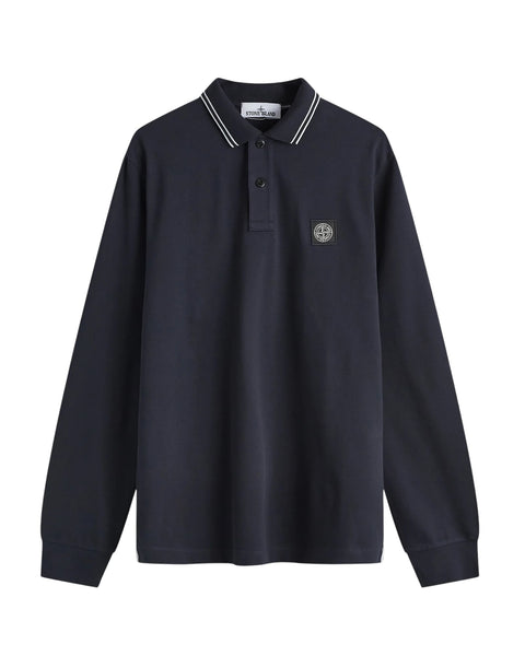 Long Sleeve Patch Logo Polo