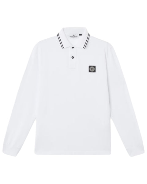 Long Sleeve Patch Logo Polo
