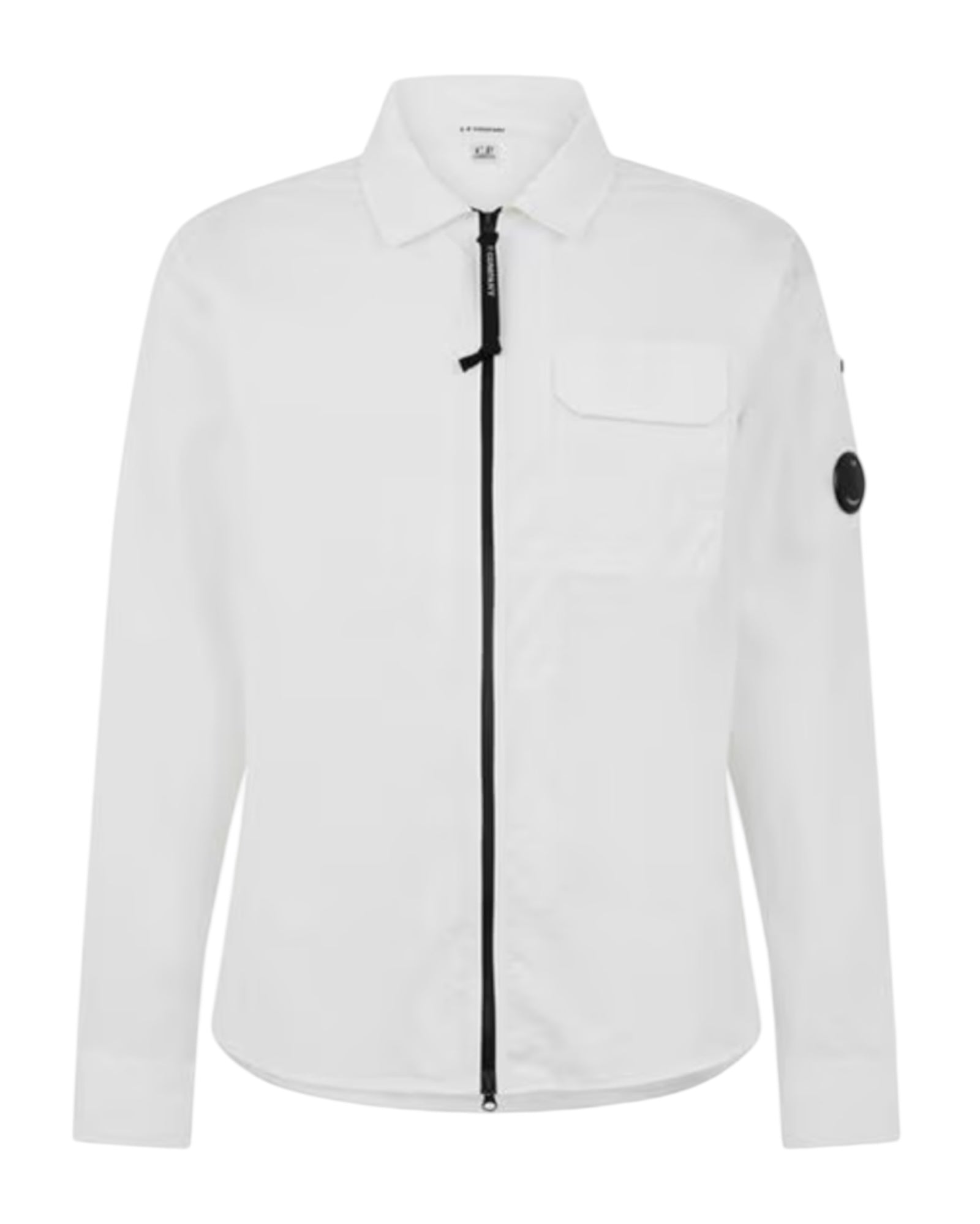 Single Pocket Full Zip Overshirt With Micro Lens