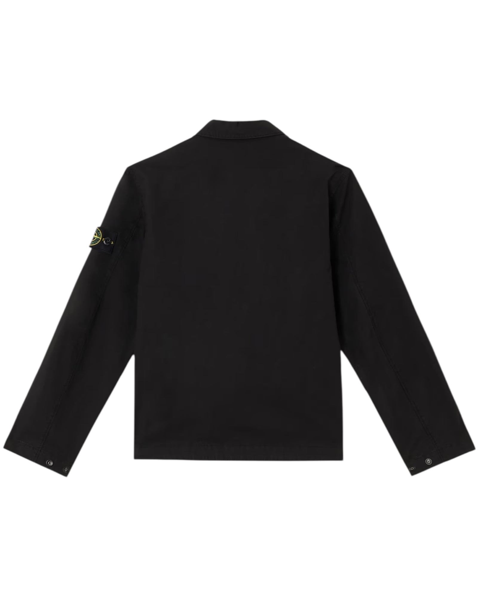 Double Pocket Full Zip Badge Overshirt