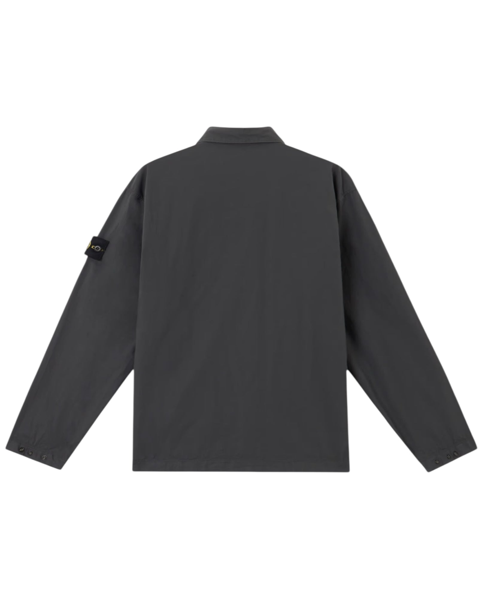 Double Pocket Full Zip Badge Overshirt