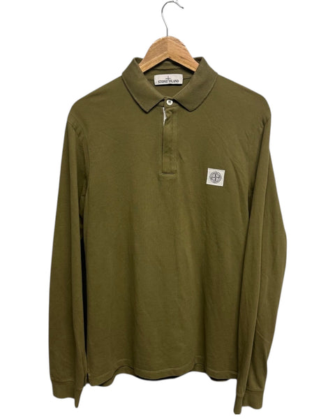 Long Sleeve Patch Logo Polo