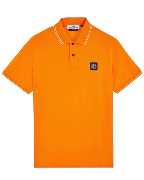 Short Sleeve Patch Logo Polo