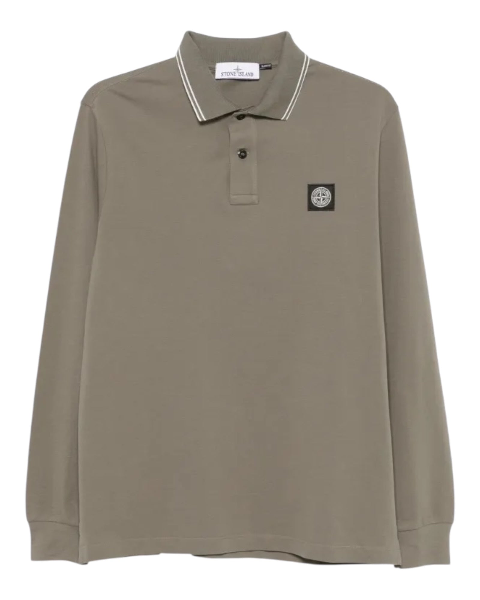 Long Sleeve Patch Logo Polo
